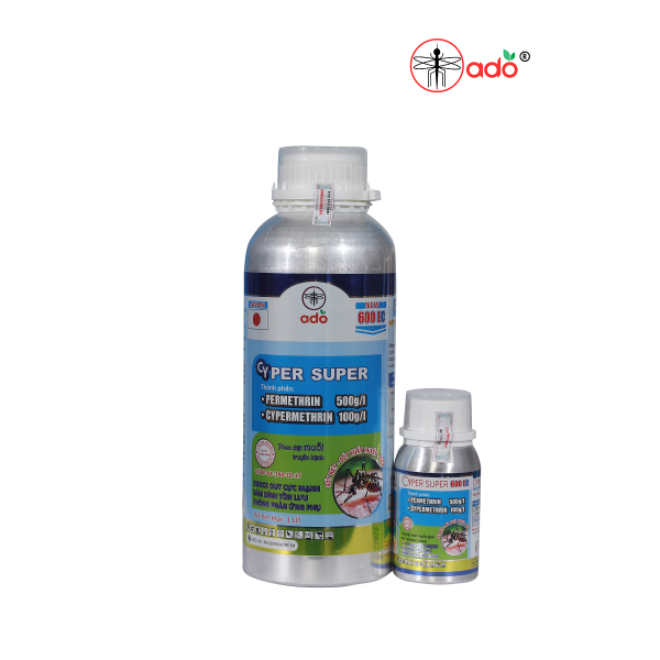 CYPER SUPER 600EC CHAI NHÔM - Diệt muỗi, kiến, gián HAVN